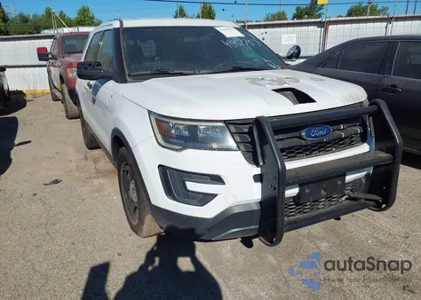 2017 Ford Police Interceptor из США, поврежденный, VIN 1FM5K8AR3HGD93552